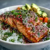15-Minute Teriyaki Salmon Bowl