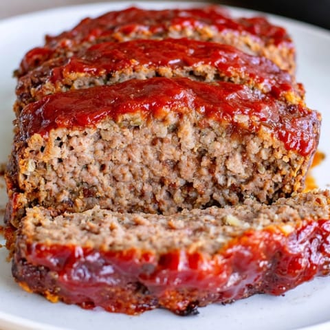 Meatloaf with tangy glaze