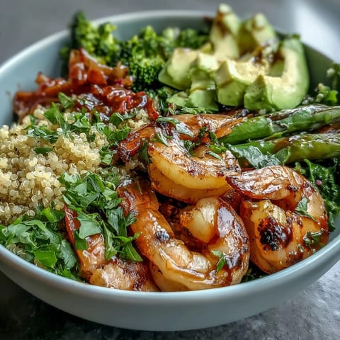 Detox Buddha Bowl with Shrimp