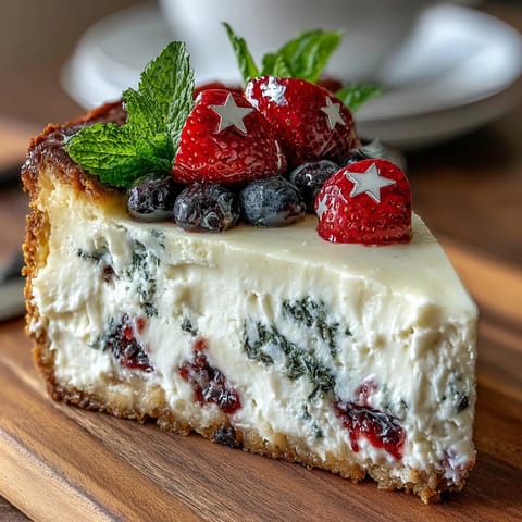 No-Bake Cheesecake Flag