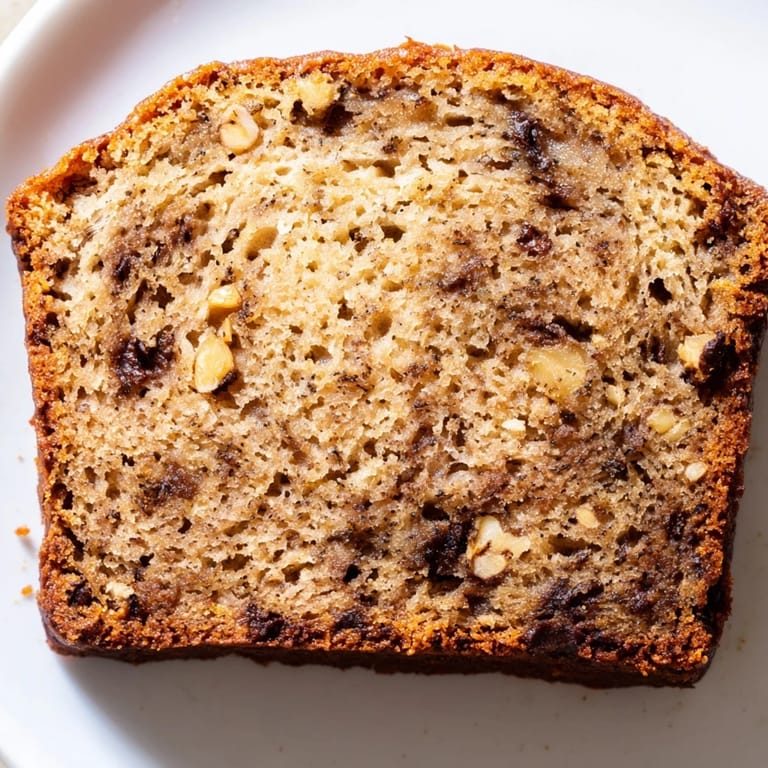 Enjoy a comforting piece of banana bread alongside a cup of coffee, perfect for any morning.