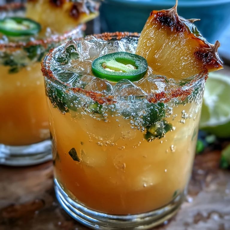 Enjoy this easy, refreshing Pineapple Jalapeño Agua Fresca, bursting with tropical flavor.
