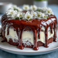A vibrant Spring Floral Drip Cake with lemon frosting, decorated with fresh edible flowers and a smooth white chocolate drip.