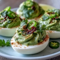 Guacamole Stuffed Deviled Eggs